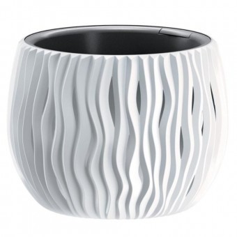 Ghiveci decorativ Strend Pro Sandy Bowl, Alb, 238x161 mm foto