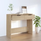 Cumpara ieftin Măsuță consolă, stejar sonoma, 90x36x75 cm, lemn prelucrat