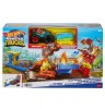 Hot Wheels Monster Trucks Blast Station Mattel, Set de Joaca cu Camion si Explozie, Baieti si Fete 3+, Multicolor