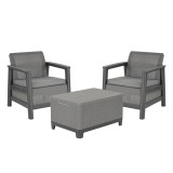 Scandi Balcony linea set mobilier de gradina set grafit-cool gri