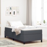 VidaXL Cadru de pat Gri &Icirc;ntunecat 100x200 cm Fibră de corduroy