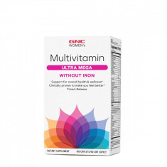 Complex de multivitamine pentru femei fara fier, 180 tablete, GNC