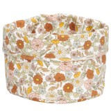 Cos de depozitare rotund pentru comoda de infasat Vintage Little Flowers, 1 bucata, Little Dutch