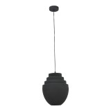 Cumpara ieftin Lustra Kelsy E27 metal negru 30x30x122 cm