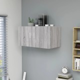 VidaXL Dulap de perete, gri sonoma, 80x39x40 cm, lemn prelucrat