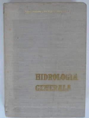 HIDROLOGIA GENERALA - TIBERIU MORARIU foto