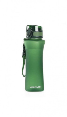 Sticla apa slim Uzspace Tritan, fara BPA cu capac 700ml verde Handy KitchenServ foto