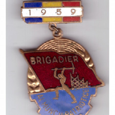 Insigna Brigadier al muncii patriotice 1959