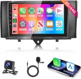 Navigati Android Dedicata Smart Fortwo 2011-2015, 2 Gb Ram, 64 Gb Rom, Apple Carplay Si Android Auto Wireless, Camera Marsarier Inclusa - CN