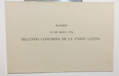 ROMANIA EXIL 1954 - CARNET FILATELIC MISCAREA LEGIONARA - AL DOILEA CONGRES... foto