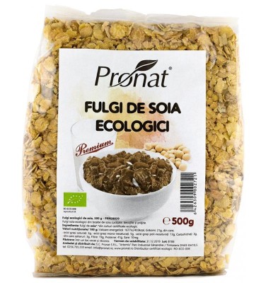 Fulgi de Soia Bio Pronat 500gr foto