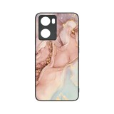 Husa BestCase&reg; Slim Glassy, Compatibila Cu OPPO A57 4G / A57s, Rose Marble, G