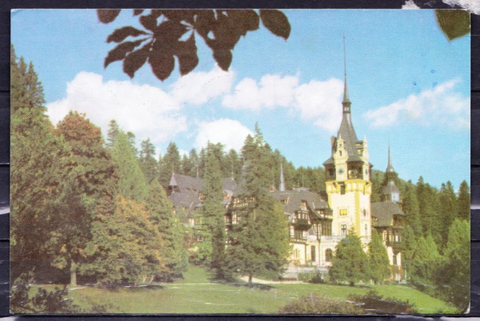 AMS - ILUSTRATA 314 SINAIA - MUZEUL PELES 1969 RSR, CIRCULATA