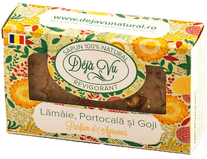 SAPUN NATURAL LAMAI,PORTOCALA&amp;GOJI 90GR