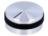 Buton rotativ aluminiu și plastic &Oslash;6mm