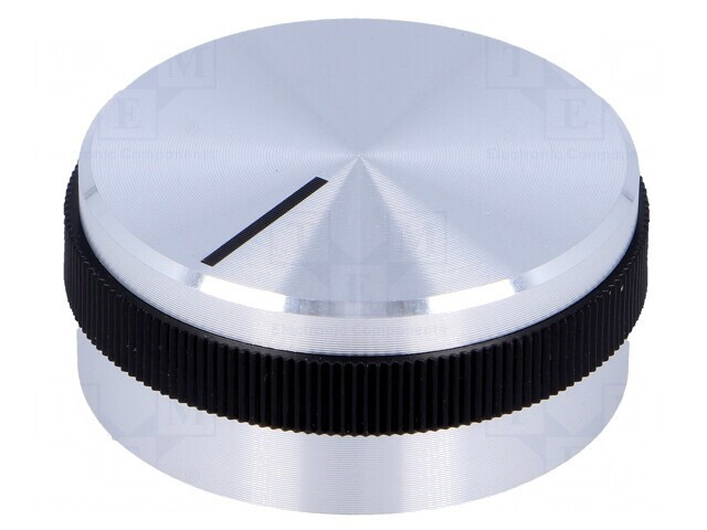 Buton rotativ aluminiu și plastic &Oslash;6mm