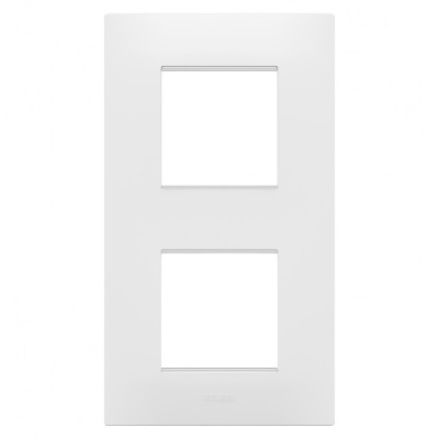 Rama Ornament 2P verticala EGO Gewiss Chorus alb satinat GW16024PW foto