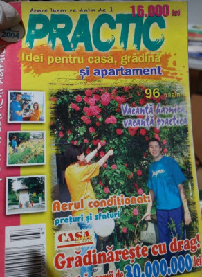 revista PRACTIC IDEI pentru casă, grădină și apartament - iulie 2004 foto