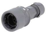 Conector circular mufă tată 8 pini fără contacte pe cablu