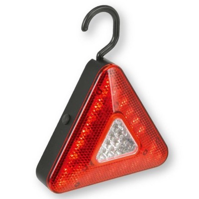 Triunghi de avertizare, iluminat, 39 LED-uri, 11.5x10.5x3.5cm, functie semnalizare si lanterna AutoDrive ProParts foto