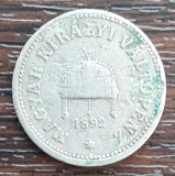 (M37) MONEDA UNGARIA - 10 FILLER 1892, AN MAI RAR, Europa