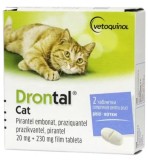 Deparazitare interna pisici Drontal 2 tablete