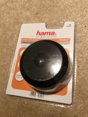 Lanterna, lampa LED HAMA Outdoor R9107298, 1 LED, Lumina ajustabila, nou sigilat foto