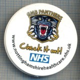 AX 640 INSIGNA- GMB PANTHERS -PANTERELE DIN NOTTINGHAM -CLUB BRITANIC DE HOCHEI