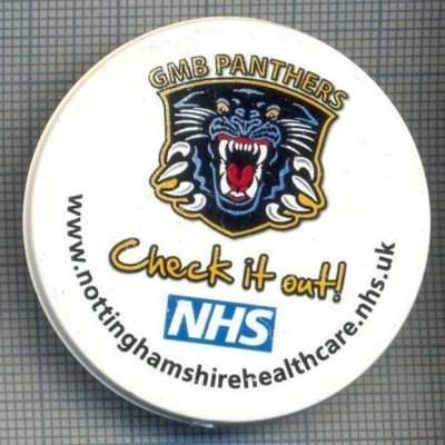 AX 640 INSIGNA- GMB PANTHERS -PANTERELE DIN NOTTINGHAM -CLUB BRITANIC DE HOCHEI foto