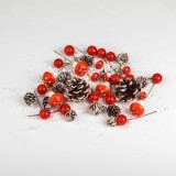 Set decorativ cu conuri de pin și fructe de arțar pentru masă festivă, CMCLASS