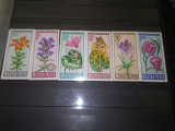 TIMBRE UNGARIA FLORI 1966, Nestampilat