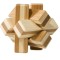 Joc logic IQ din lemn bambus Knot in cutie metal