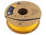 Filament PLA 1,75mm galben POLYMAKER PolyLite&trade; 1kg
