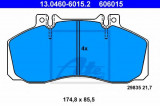 Set placute frana,frana disc MERCEDES SPRINTER autobasculanta (905) (2001 - 2016) ATE 13.0460-6015.2