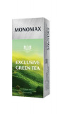 Cutie ceai cu 25 pliculețe Monomax - Exclusive Green Tea: frunze de ceai verde chinezesc 90 g