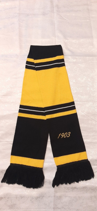 Fular fotbal 1903, galben-negru