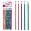 Set Creioane HB, Modele Adolescenți, Multicolor, Glitter, 10 Bucăți, Oem