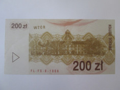 Polonia voucher 200 Zloti/Zlotych 1990 UNC foto