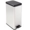 Cos pentru gunoi cu pedala SLIM METALIZAT 25 L, 02339