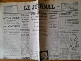 ZIARE VECHI-Le Journal 1940 - al doilea Război mondial.