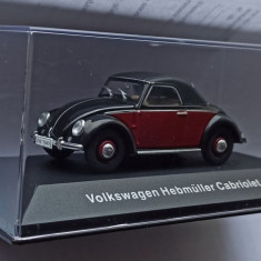 Macheta VW Hebmuller Cabriolet 1949 (Type 14A) - IXO/Altaya 1/43 Volkswagen