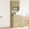 Gossi dulap de bucatarie, stejar sonoma, 60x50x180 cm, lemn prelucrat