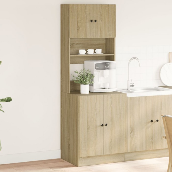 Gossi dulap de bucatarie, stejar sonoma, 60x50x180 cm, lemn prelucrat