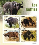 NIGER 2022 - Fauna, Bivoli salbatici / bloc nou CTO