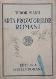 Arta prozatorilor romani - Tudor Vianu