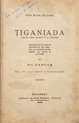 Tiganiada - Ioan Budai-deleanu , A663 foto