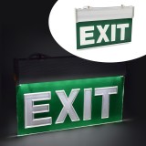 Panou Siguranta LED EXIT-10L, Iluminat Industrial, 10 LED, Autonomie 2h, 255x55x24mm, IP20