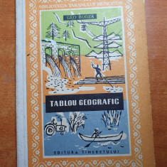 tablou geografic - geo bogza - editura tineretului 1960-pamantul poporului roman