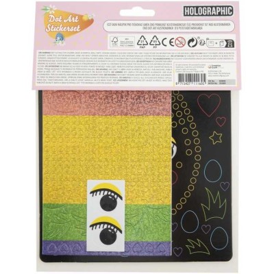 Set creativ Mozaic Buline Holografice Paste 22 x 18 cm Grafix GR810040 foto