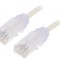 Patch cord UTP alb 1m 28AWG